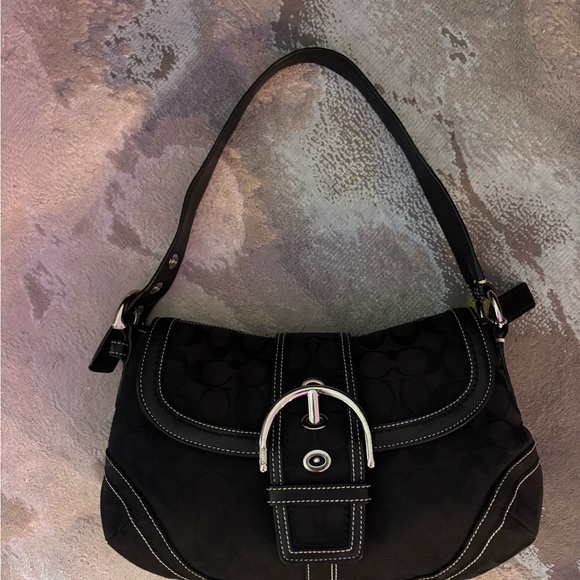 Coach soho 10297 signature shoulder bag with dust bag - Picture 3 of 16